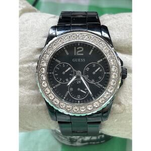 Guess Waterpro Black Dial And Band Women’s Quartz Watch